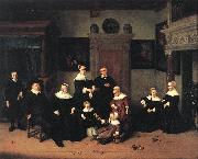 OSTADE, Adriaen Jansz. van Portrait of a Family jg oil painting picture wholesale
